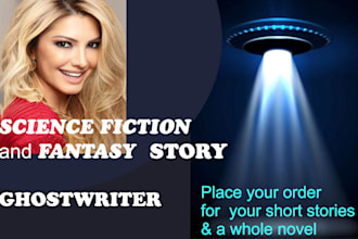 ghostwrite your science fiction and fantasy story or novel