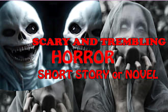 ghostwrite you a spine chilling horror, thriller, mystery or crime story