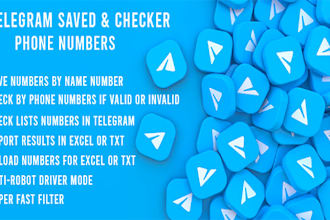 provide a telegram bulk sender and checker API or selenium