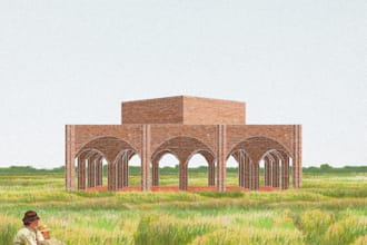 create architecture collage for you