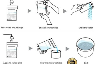 draw instruction manual, product illustration and diagram