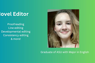 edit your novel manuscript