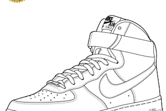 vector line art, diagram outline and coloring book from your reference