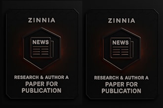 research and author a paper for publication on your channel