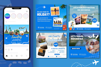 design canva template for your social media post and ads