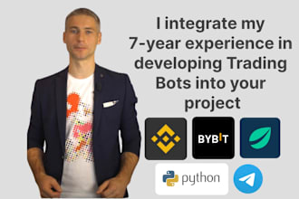 develop ai crypto trading bot or stock market trading bot