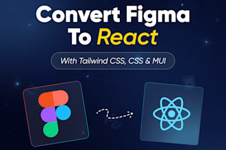 covert figma to react with tailwind CSS, CSS,  mui