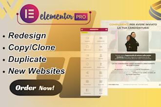clone any web page into elementor template