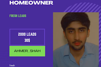 fresh new homeowner data leads available