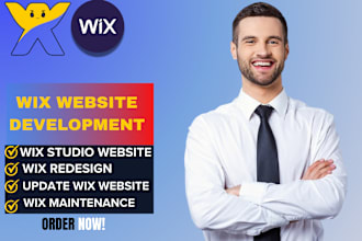 do wix website redesign, wix studio website development, update wix, clone wix