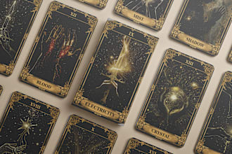 design custom tarot cards and oracle card illustrations