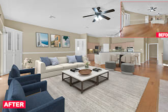 transform your real estate listings with stunning virtual staging