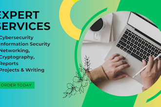 help with cybersecurity information security networking cryptography tasks