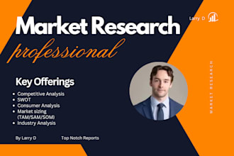 do market research, competitor analysis, niche research