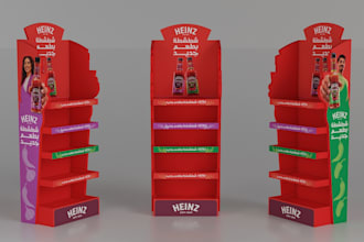design 3d trade show booth and retail display visualization