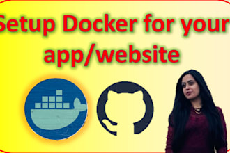 setup docter and deploy your app or website