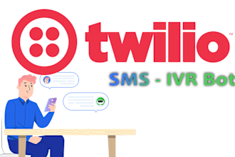 build twilio SMS IVR ai chatbot using voiceflow botpress