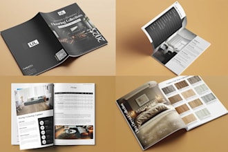 design product catalogue, booklet, sell sheet, brochure, company profile