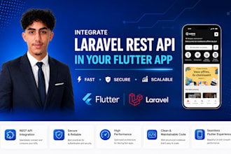 build or integrate a laravel rest API with your flutter app