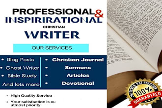 write your sermon, christian blog, articles, and many more