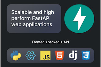 develop scalable and high perform python django web applications