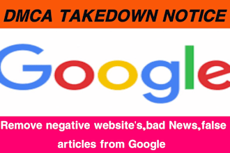 delete negative links, remove mugshots, false bad news articles, cases in google