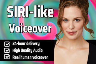 be your siri style voiceover