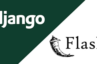 develop python web apps for you in python using flask and django