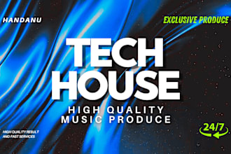 be your edm ghost produce for tech house with high quality