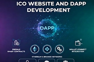 do presale , staking, airdrop , nft minting daap for you