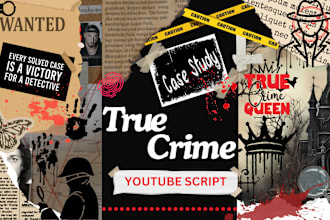 do true crime script writing for your youtube podcast