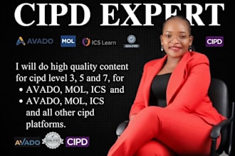 do high quality cipd level 3 5,7 avado, oakwood, ics learn, mol learn