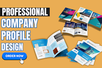 design bifold, trifold business brochure guide,  company profile, event program