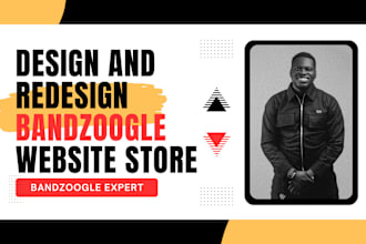 do bandzoogle website store redesign and design