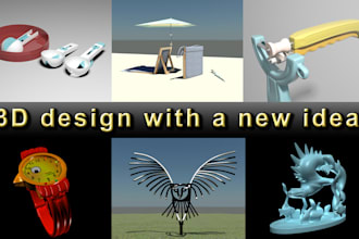 design  3d model and stl  obj file dwg 3 d max