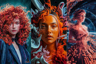 create quick custom ai art,digital art using midjourney ai advanced