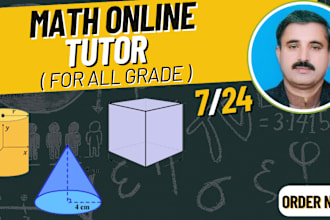be your online tutor for mathematics