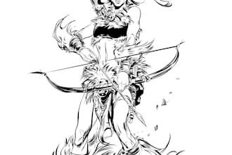 ink your pencils or comic page