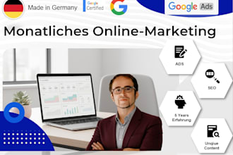 do monthly onpage SEO and GEO optimization for german businesses