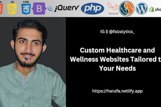 do medical, yoga, healthcare, clinic and ai website develop