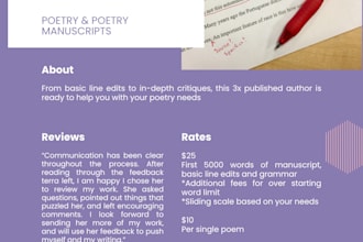 polish your individual poetry