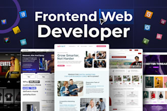 build a modern responsive website with clean front end code