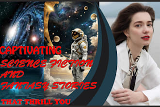 ghostwrite stunning science fiction and fantasy story or novel