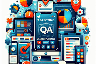 perform mobile app testing and QA for android and ios with detailed reports