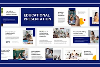 design a research scientific conference academic poster, powerpoint presentation