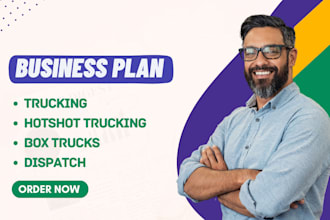 write trucking business plan, logistics, freight, amazon dsp business plan