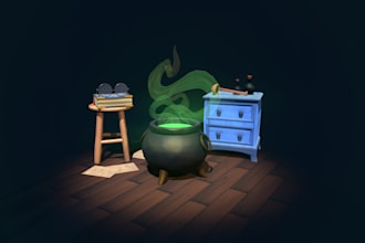 create optimized 3d models for games and VR experiences