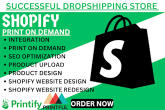 do shopify store design print on demand shopify marketing website pod store