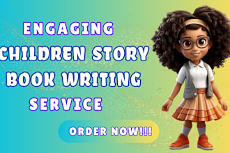 be your children story book writer, children story writing, children story book