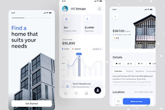 build property management app, real estate app, gps navigation app, VPN ar app